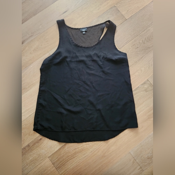 MOSSIMO | Fitted black tank blouse - Picture 1 of 5